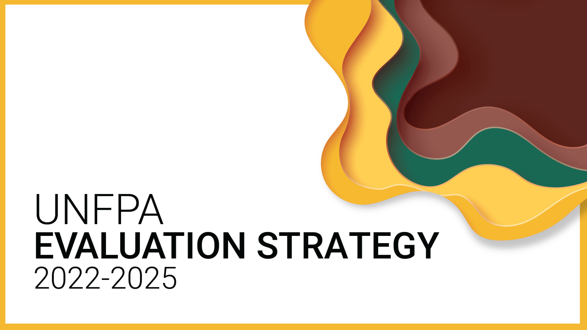 UNFPA evaluation strategy, 2022-2025