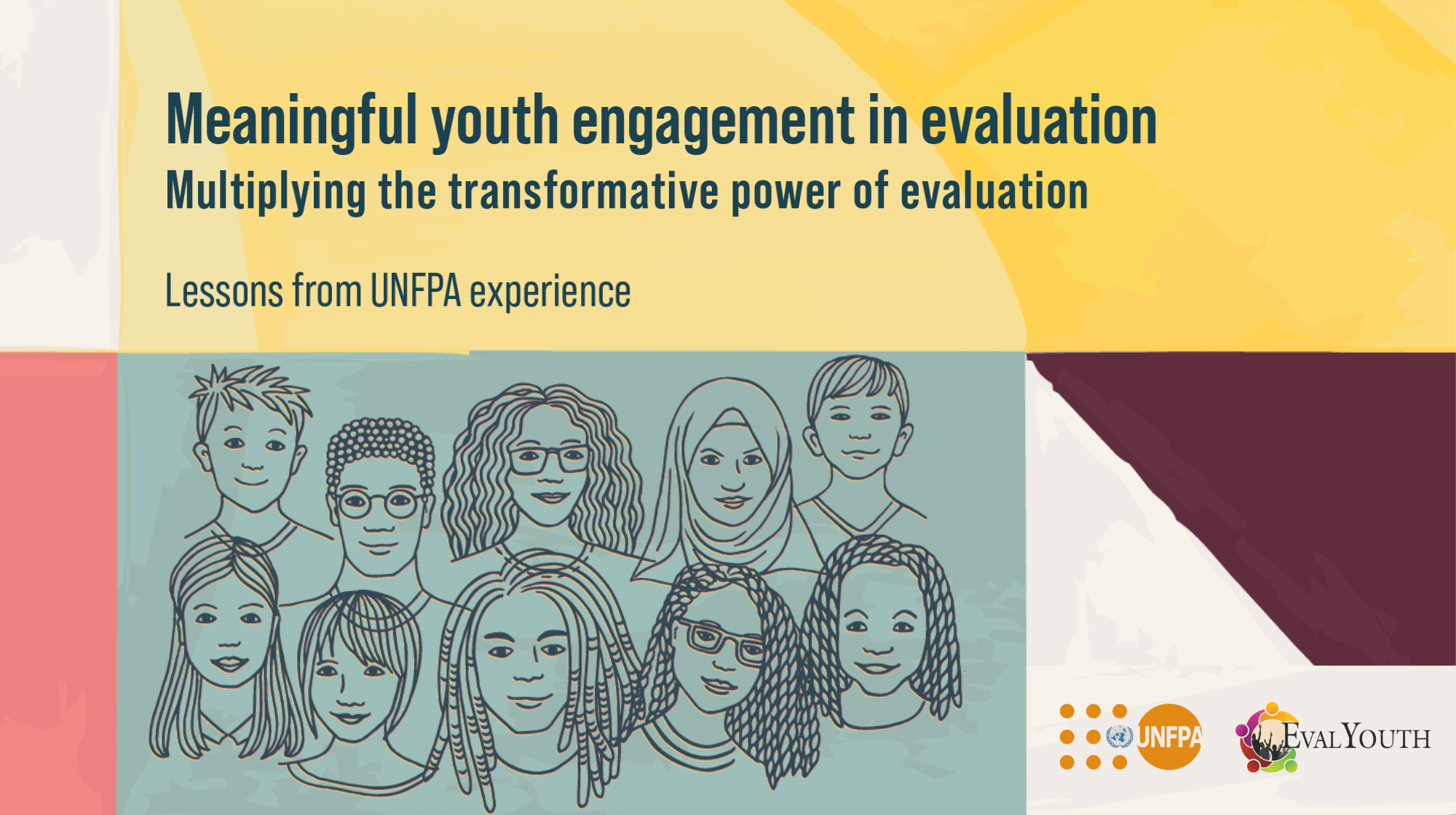 cover of Meaningful youth engagement in evaluation: Multiplying the transformative power of evaluation, Lessons from UNFPA experience