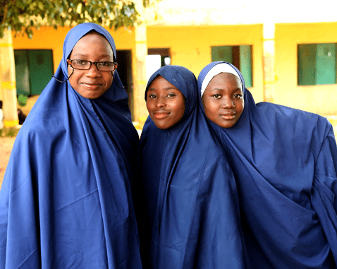 Three female students