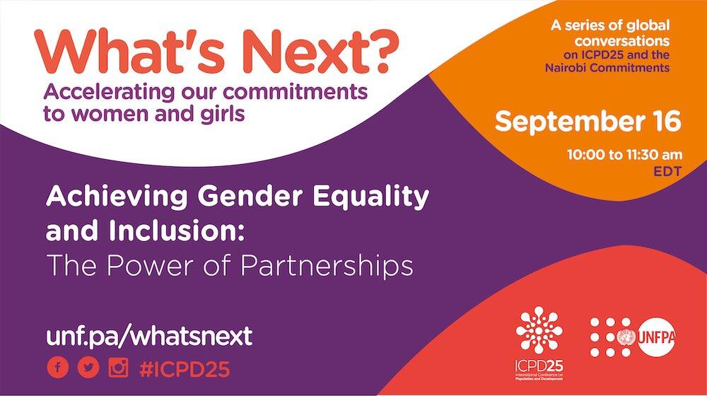 WHAT&#039;S NEXT? Achieving Gender Equality and Inclusion: The Power of Partnerships.