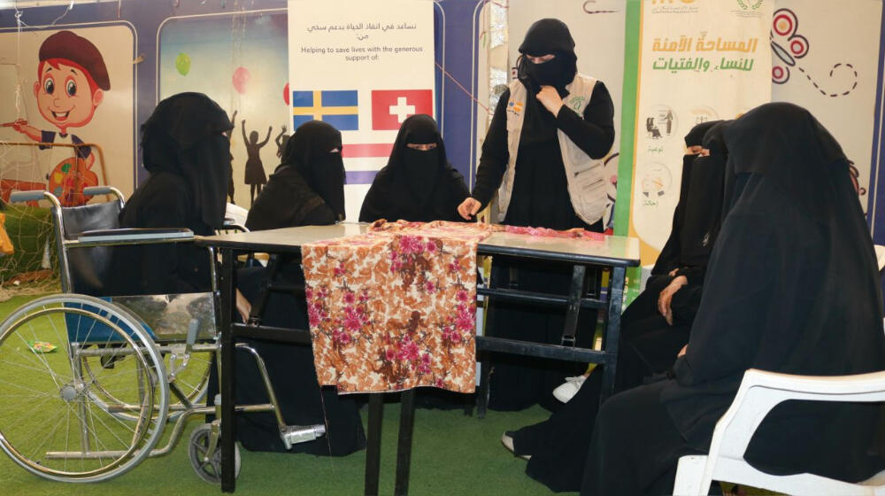 Inclusive safe spaces give Yemeni women with disabilities a chance to be their own breadwinners