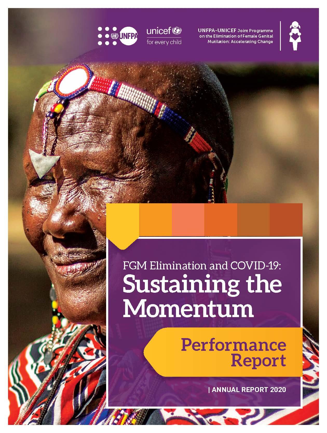 Woman smiling FGM report 2020 cover