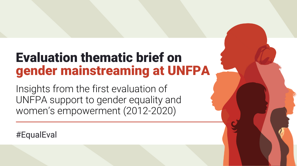 Evaluation thematic brief on gender mainstreaming at UNFPA