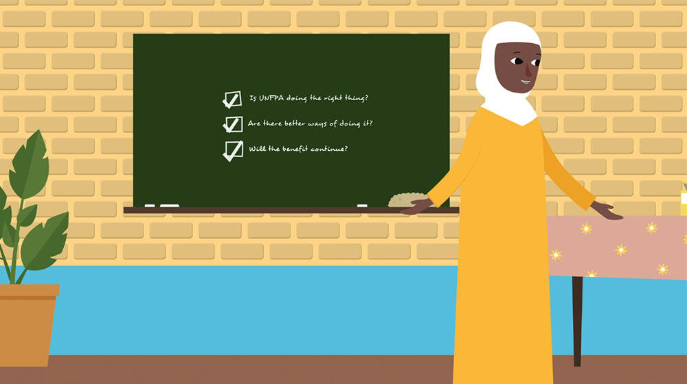 New! Animation video on the evaluation function at UNFPA