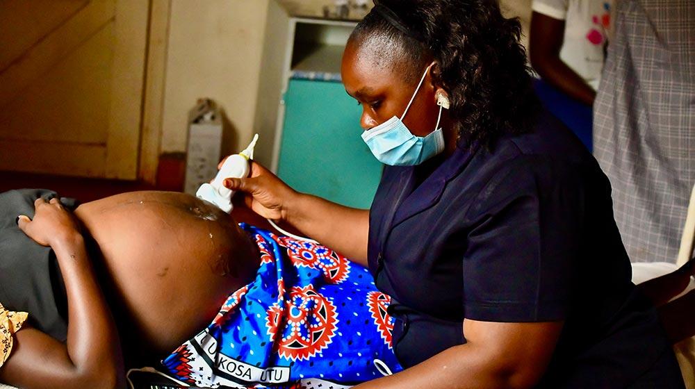 Midwives bring portable ultrasound technology to remote communities in Kenya