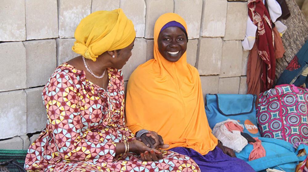 Halima, now 19, is a paralegal dedicated to helping women and girls. © UNFPA Chad/Théodore Somda