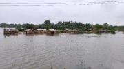 Doble calamidad tras el asalto de las inundaciones al estado de Bihar, en la India, en medio de la pandemia