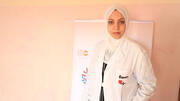 Bonded for life: A UNFPA-supported midwifery student in Gaza delivers her own baby sister