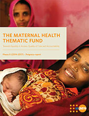 The Maternal Health Thematic Fund Annual Report 2016
