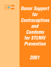 Donor Support for Contraceptives and Condoms for STI/HIV Prevention 2001