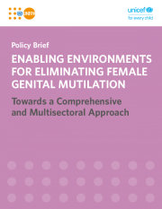 Policy Brief: Enabling Environments for Eliminating Female Genital Mutilation
