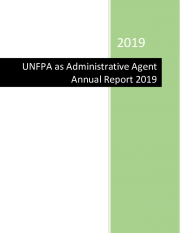 UNFPA Administrative Agent Annual Report 2019