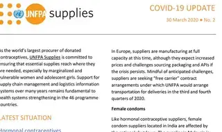 UNFPA Supplies COVID-19 update - 16 April 2020