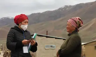 El censo de población entra en la era digital en Kirguistán