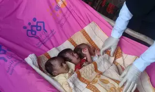 Delivering triplets in war-torn Yemen, under shadow of pandemic