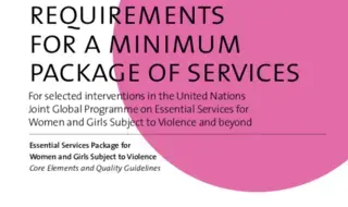 Essential Services Package for Women and Girls Subject to…